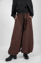 Volume Pants -Brown